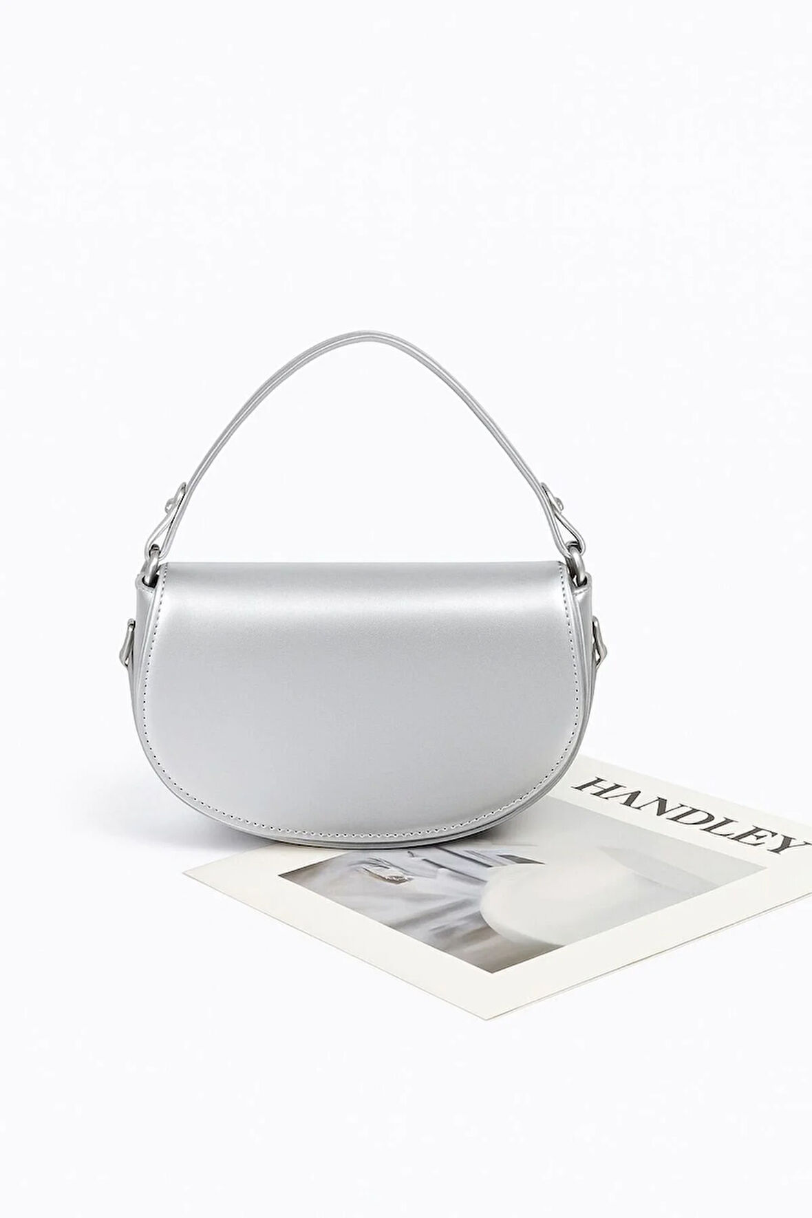 Klasik Yarım Ay El Ve Omuz Çantası