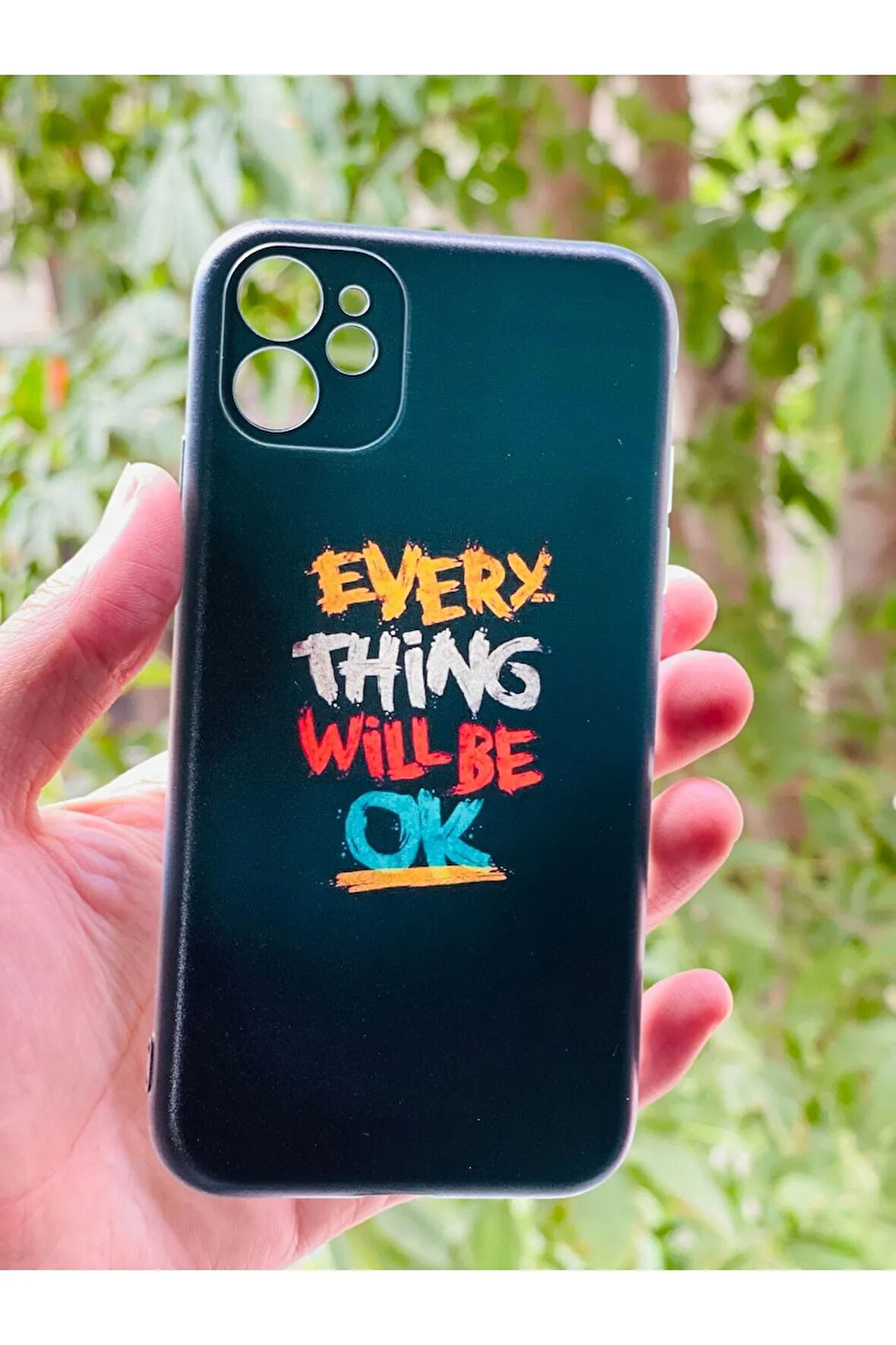 iPhone 11  Uyumlu Desenli Baskılı Silikon