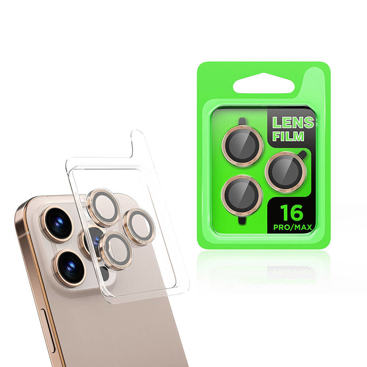 Apple iPhone 16 Pro Kamera Lens Koruyucu Cam HD ZRCL-07