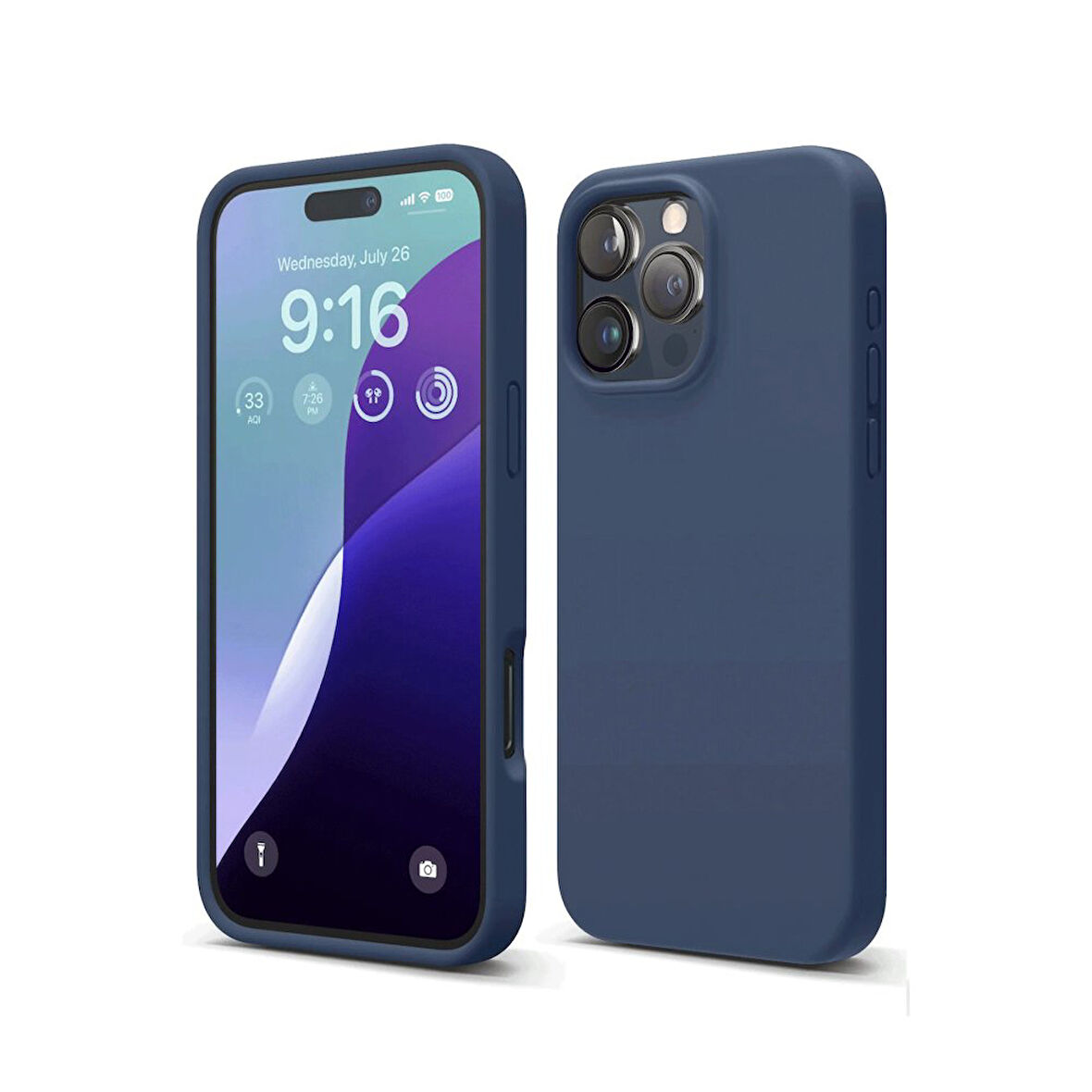 Apple iPhone 16 Pro Max Kılıf İçi Kadife Lansman Silikon Azn-Nano