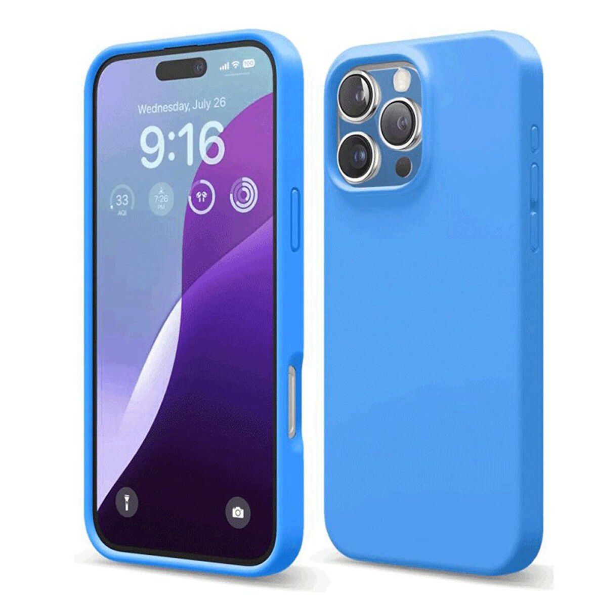 Apple iPhone 16 Pro Max Kılıf Silikon Kapak Azn-Frst