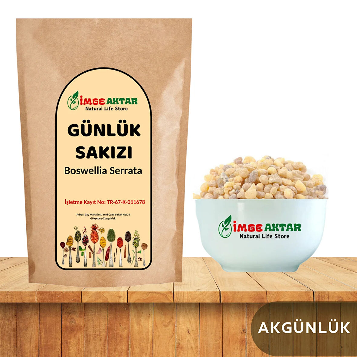 Günlük Sakızı (Akgünlük) 100g