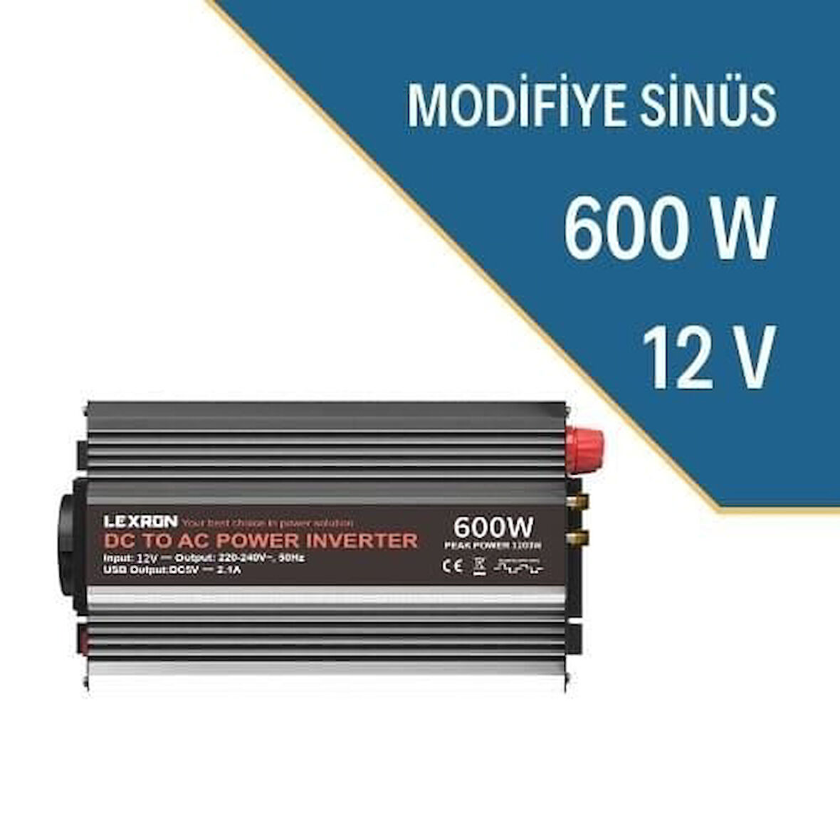 600W-12V MODİFİYE SİNÜS İNVERTER