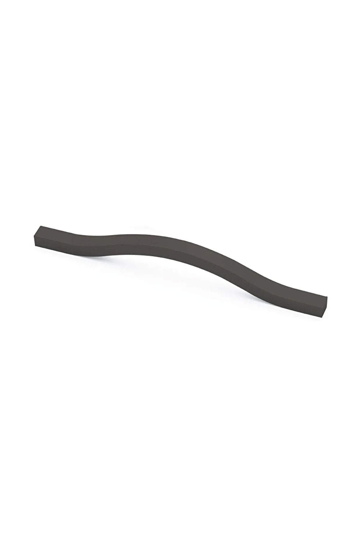 İdil Klas Alüminyum Metal Lüks Modern Mobilya Çekmece Mutfak Dolabı Kulpu Siyah 224MM