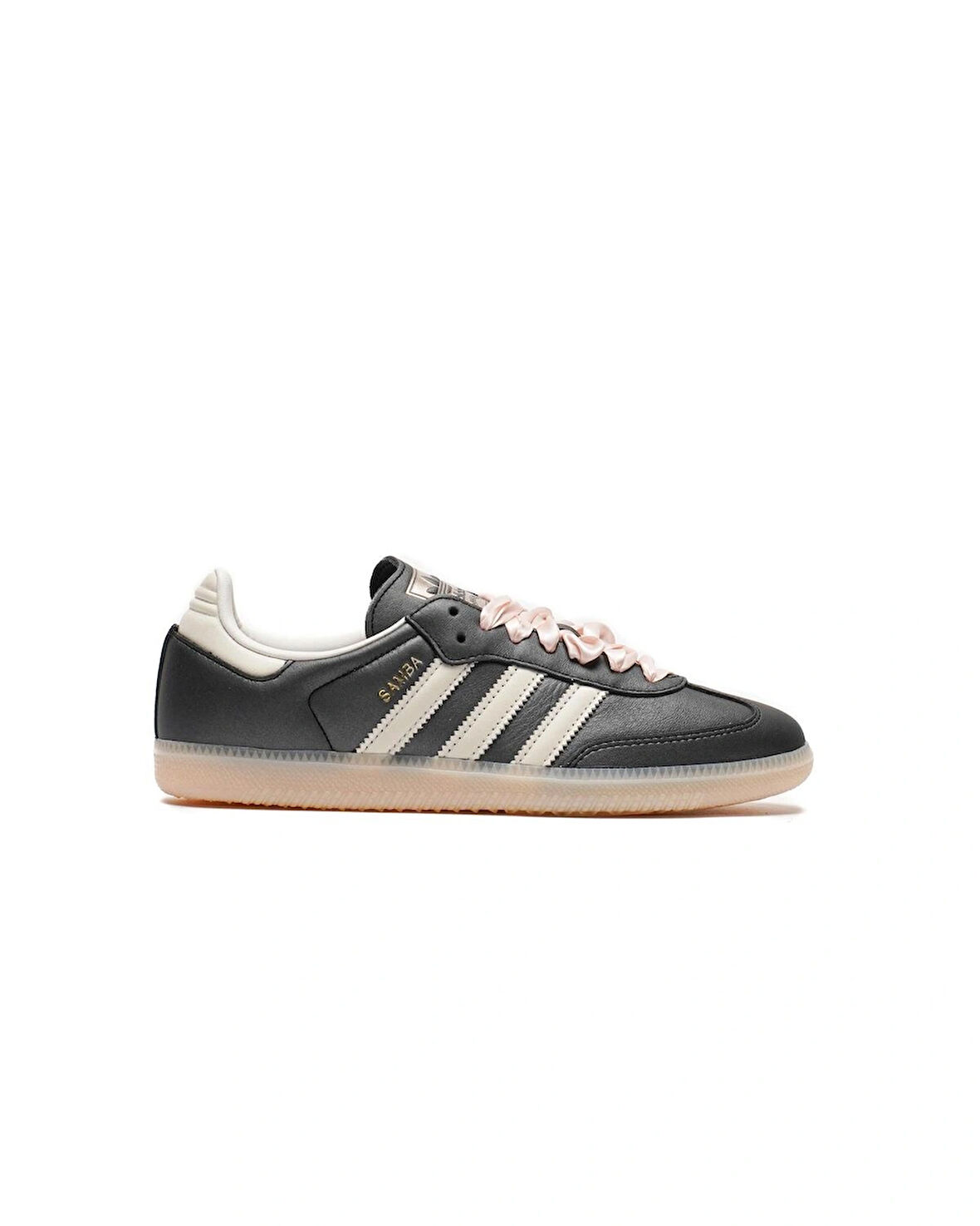 adidas Samba OG Black Pink Ribbon Laces W
