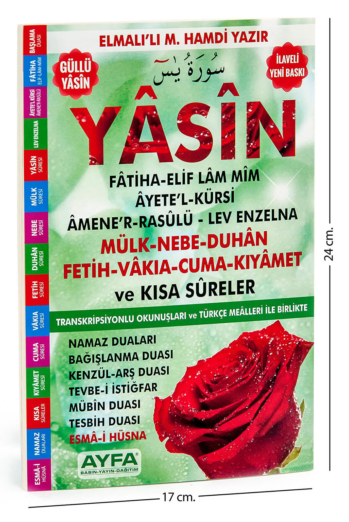 Ekonomik Yasin Kitabı - Orta Boy - 80 Sayfa - Yeşil Renk - Ayfa Yayınevi - Mevlid Hediyesi