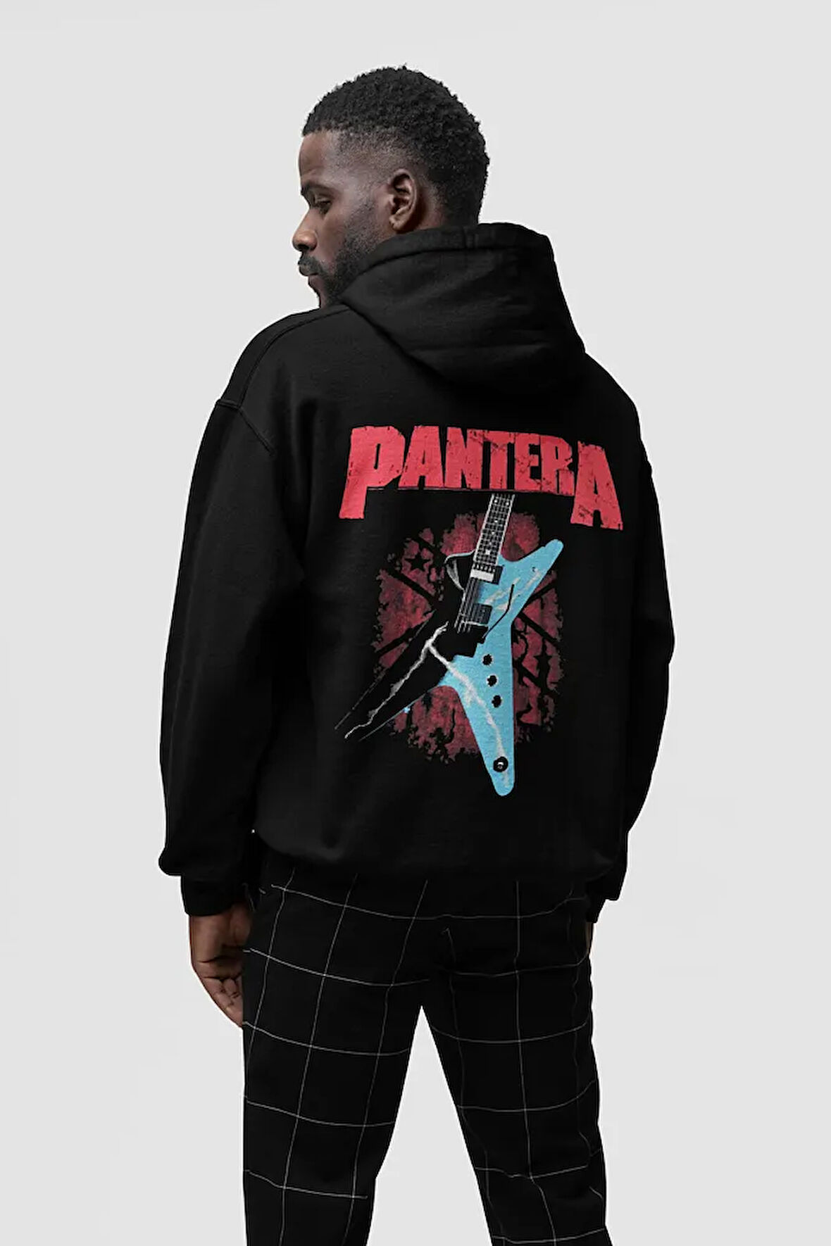 Pantera Rock Metal Baskılı Unisex Oversize Müzik Grubu Hoodie