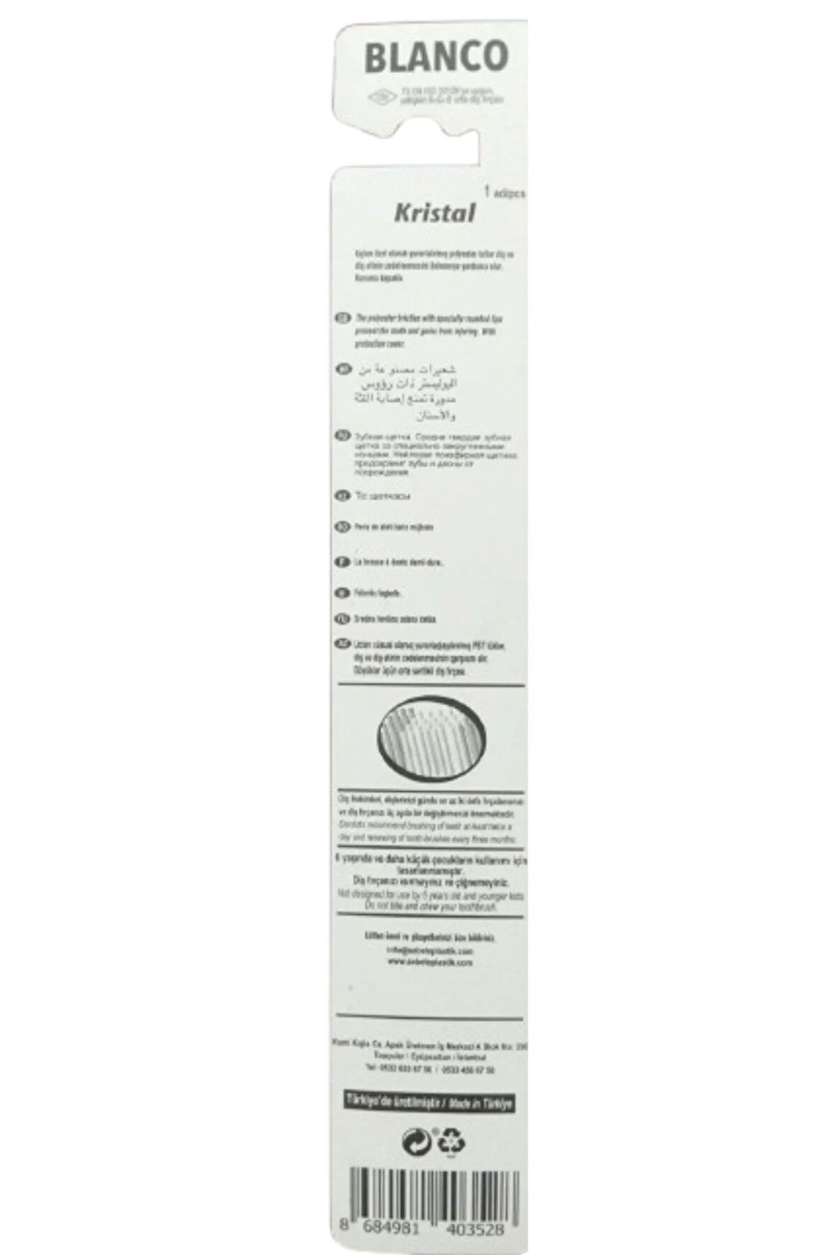 1 Adet diş fırçası orta sert Ürün Göründüğü nün aynısıdır