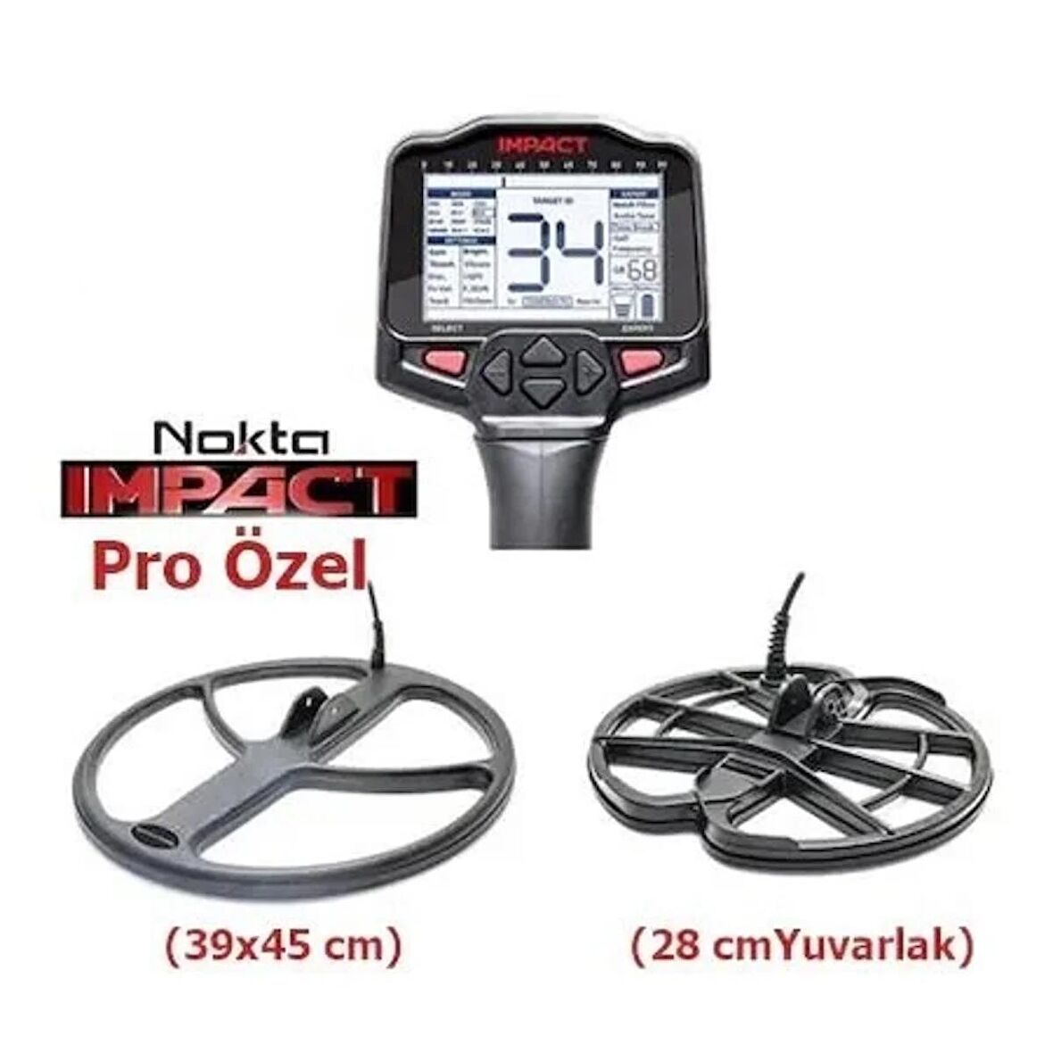 Nokta İmpact Pro Özel Paket Define Altın Metal Dedektör