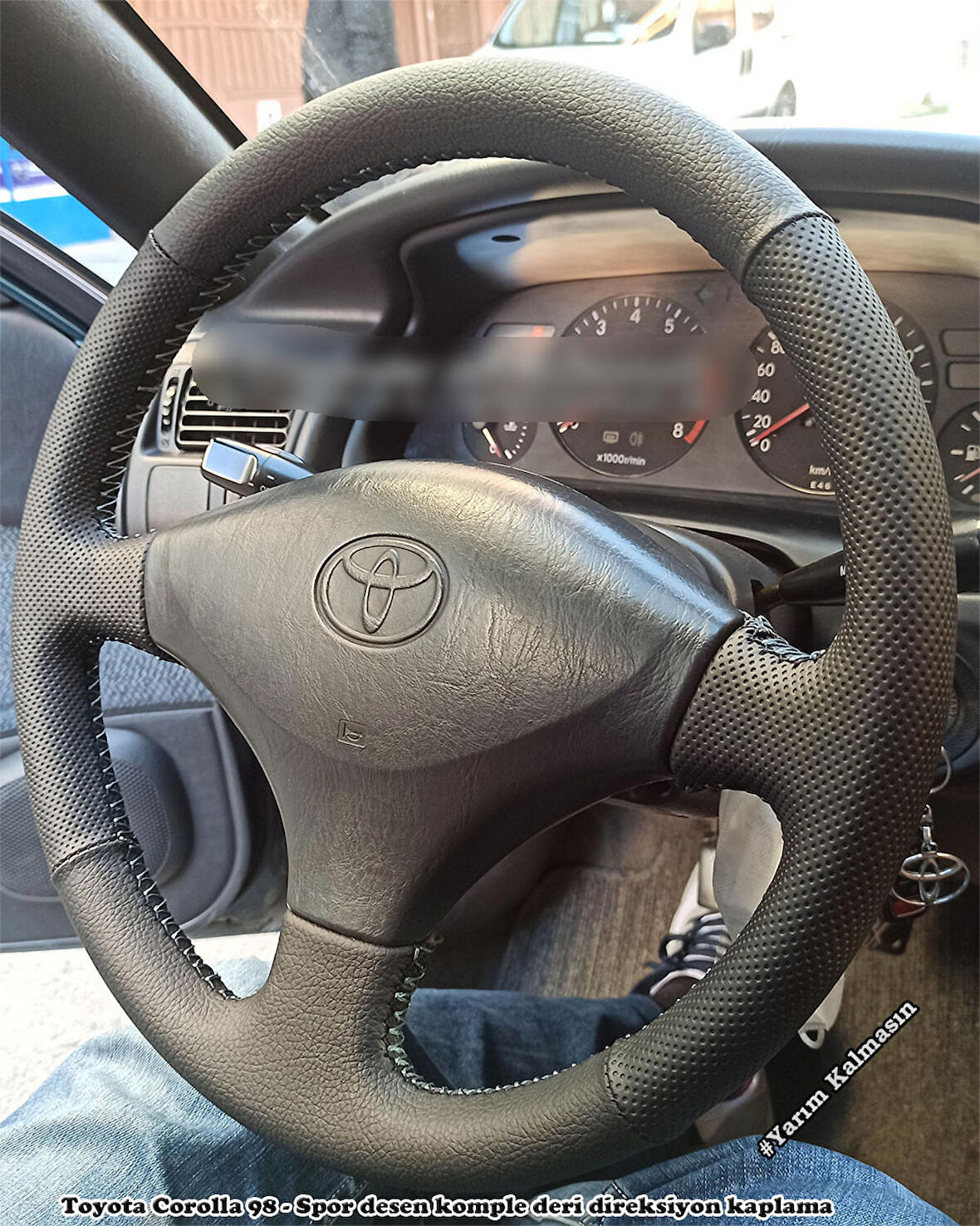 Toyota Corolla E110 1994-1998 Araca Uyumlu Direksiyon Kılıfı