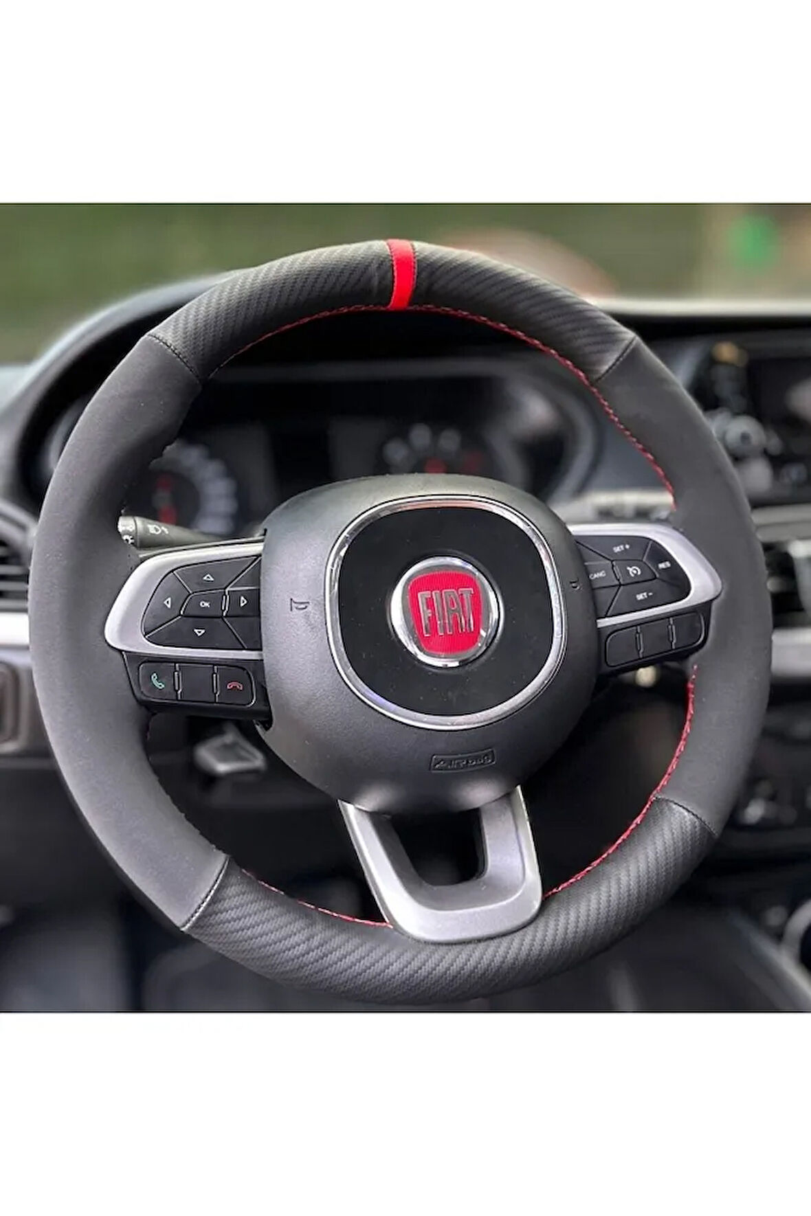 Fiat Egea 2015-2020 Araca Özel Direksiyon Kılıfı (Aracınızın Direksiyonuyla Teyit Ediniz)
