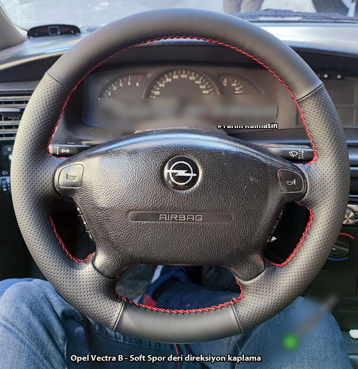 Opel Vectra B Kasa Araca Uyumlu Direksiyon Kılıfı (Soft Nokta Bentley)
