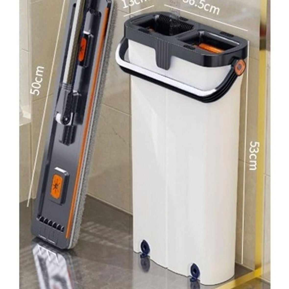 Mop Temizlik Seti 50 cm Mop Seti