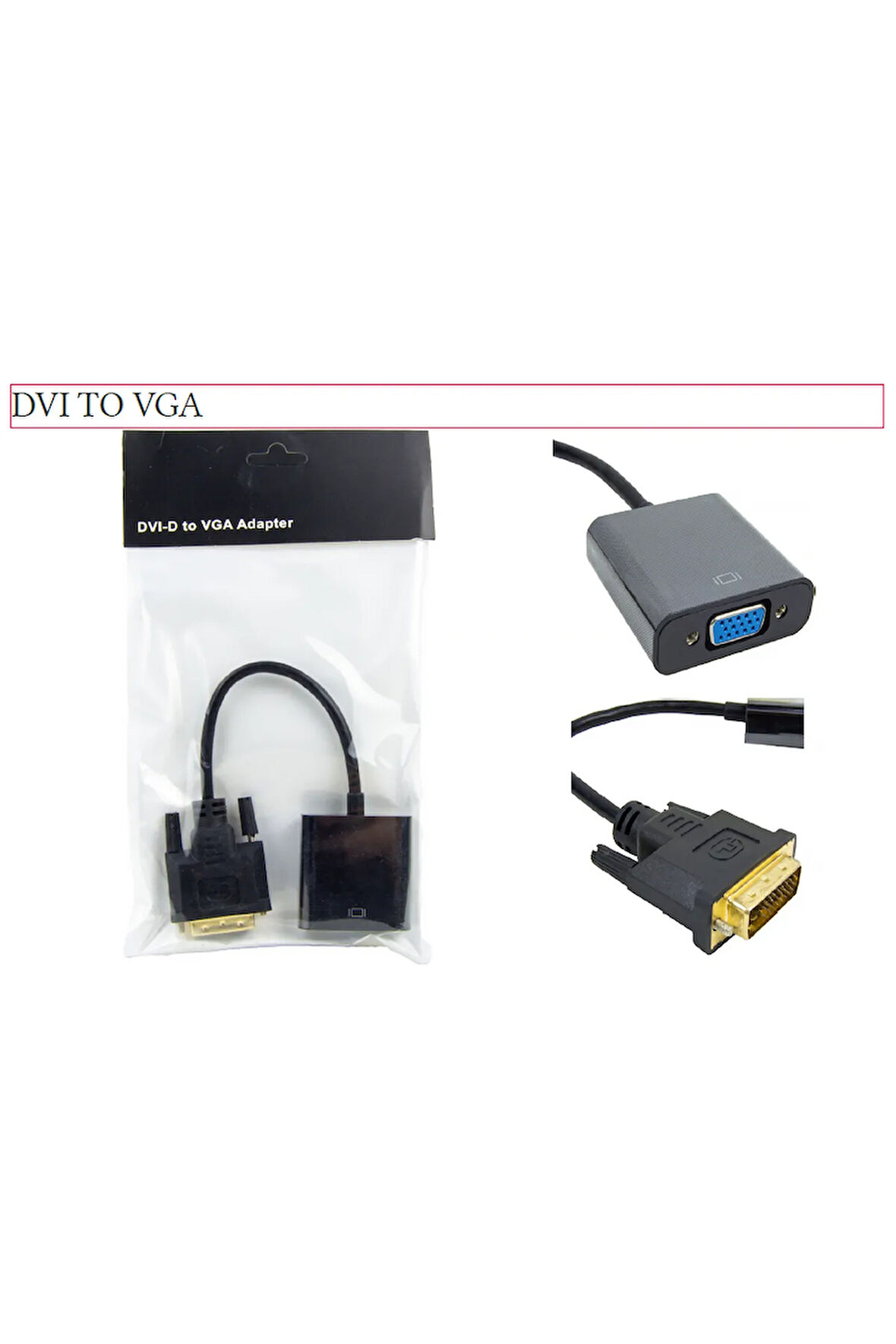 DVI TO VGA Aktarıcı Dönüştürücü