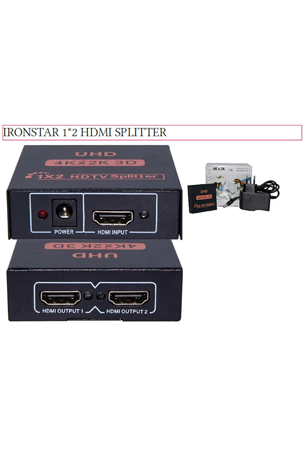 1X4 HDMI Splitter Çoğaltıcı PC Androidbox Tablet Akıllı Cep Telefonu Aktarıcı Dönüştürücü