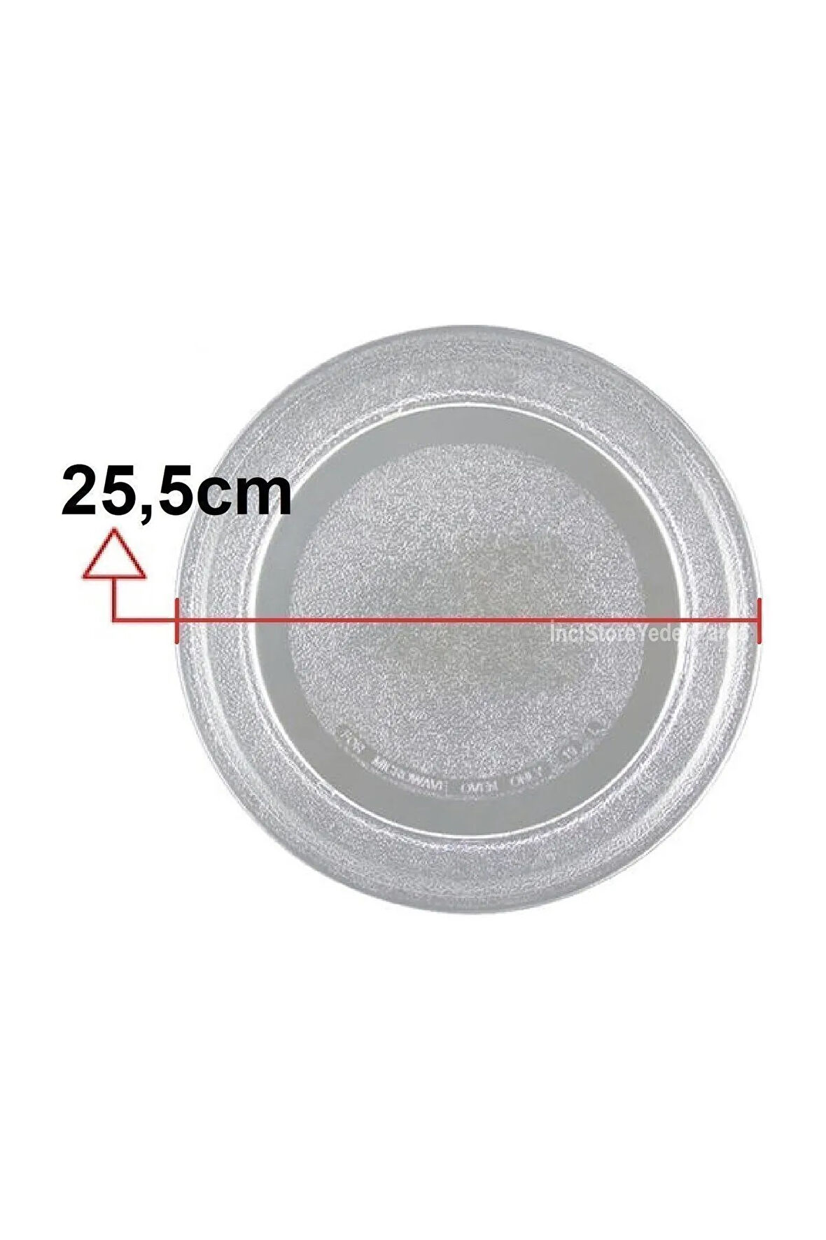 Beko MD 201 B SOLO Mikrodalga Fırın Cam Tepsi Düz Tabak Çap 265 mm 26,5 cm 9178037879
