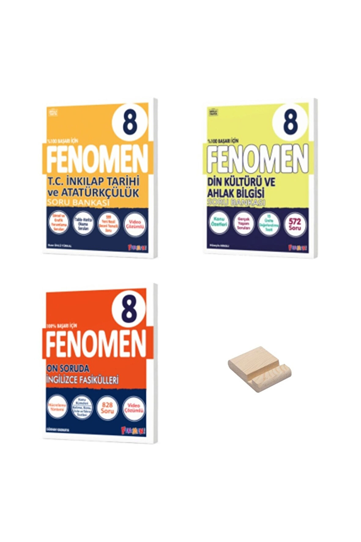 LGS 8. Sınıf İnkılap Tarihi Din ve İngilizce Soru Bankaları 3 Kitap