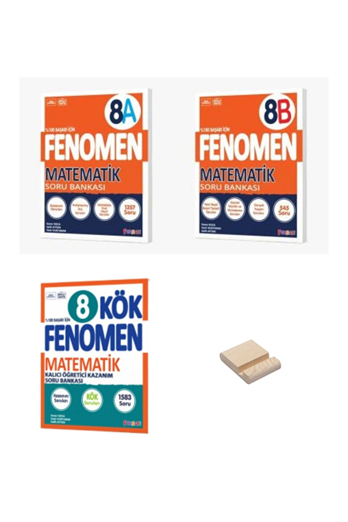 LGS 8. Sınıf A - B ve Kök Serisi Matematik Soru Bankaları 3 Kitap