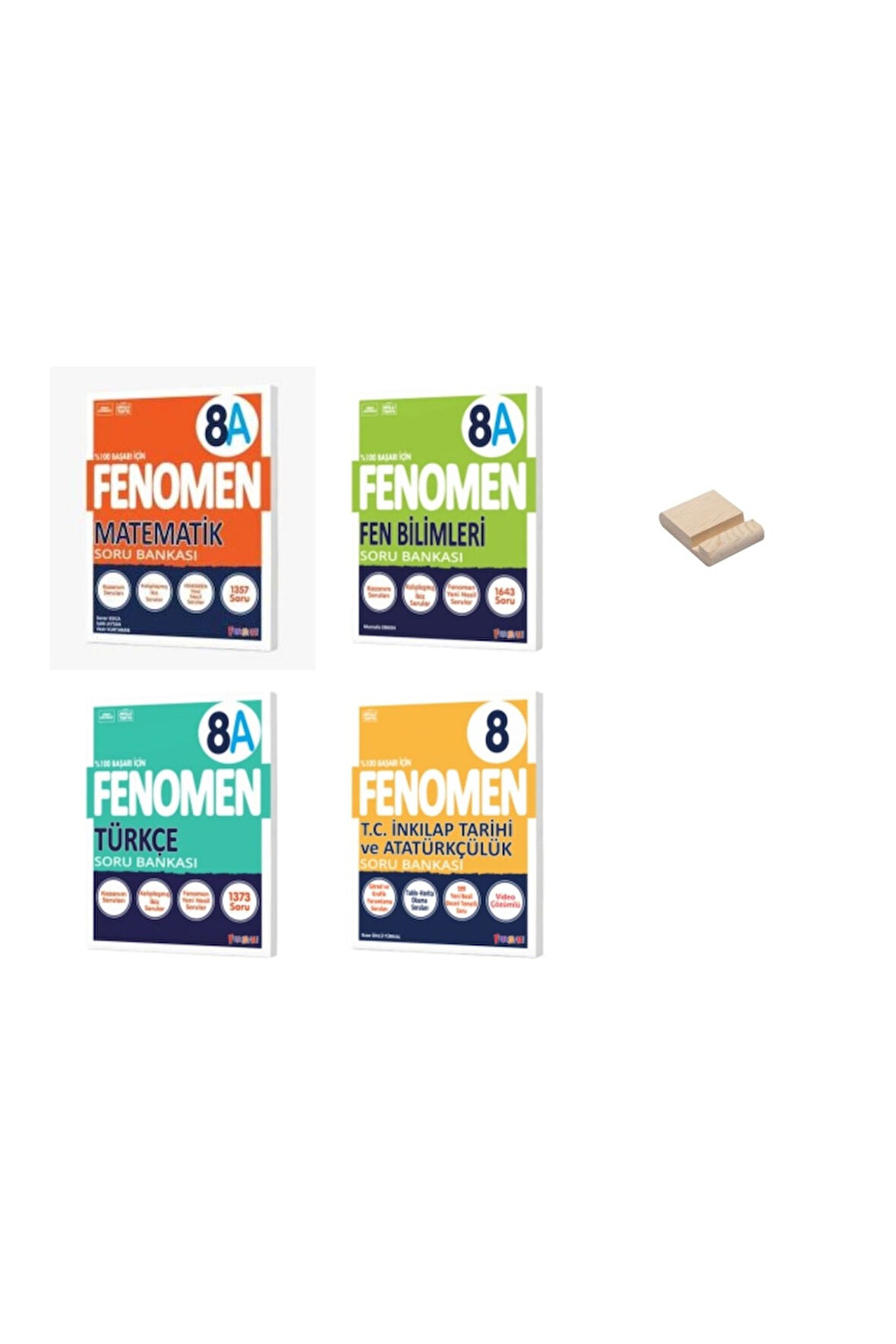 LGS 8. Sınıf A Serisi Matematik Fen Türkçe ve İnkılap  Soru Bankaları 4 Kitap