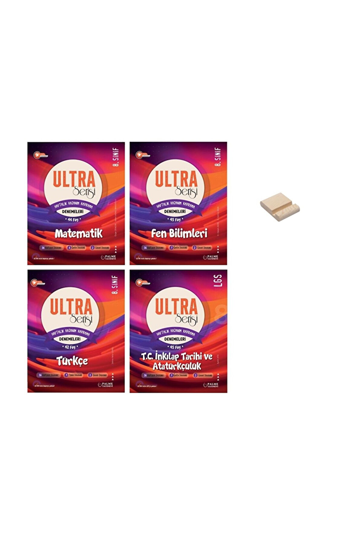 LGS 8. Sınıf Ultra Matematik Fen Türkçe ve İnkılap 4lü Haftalık Denemeleri