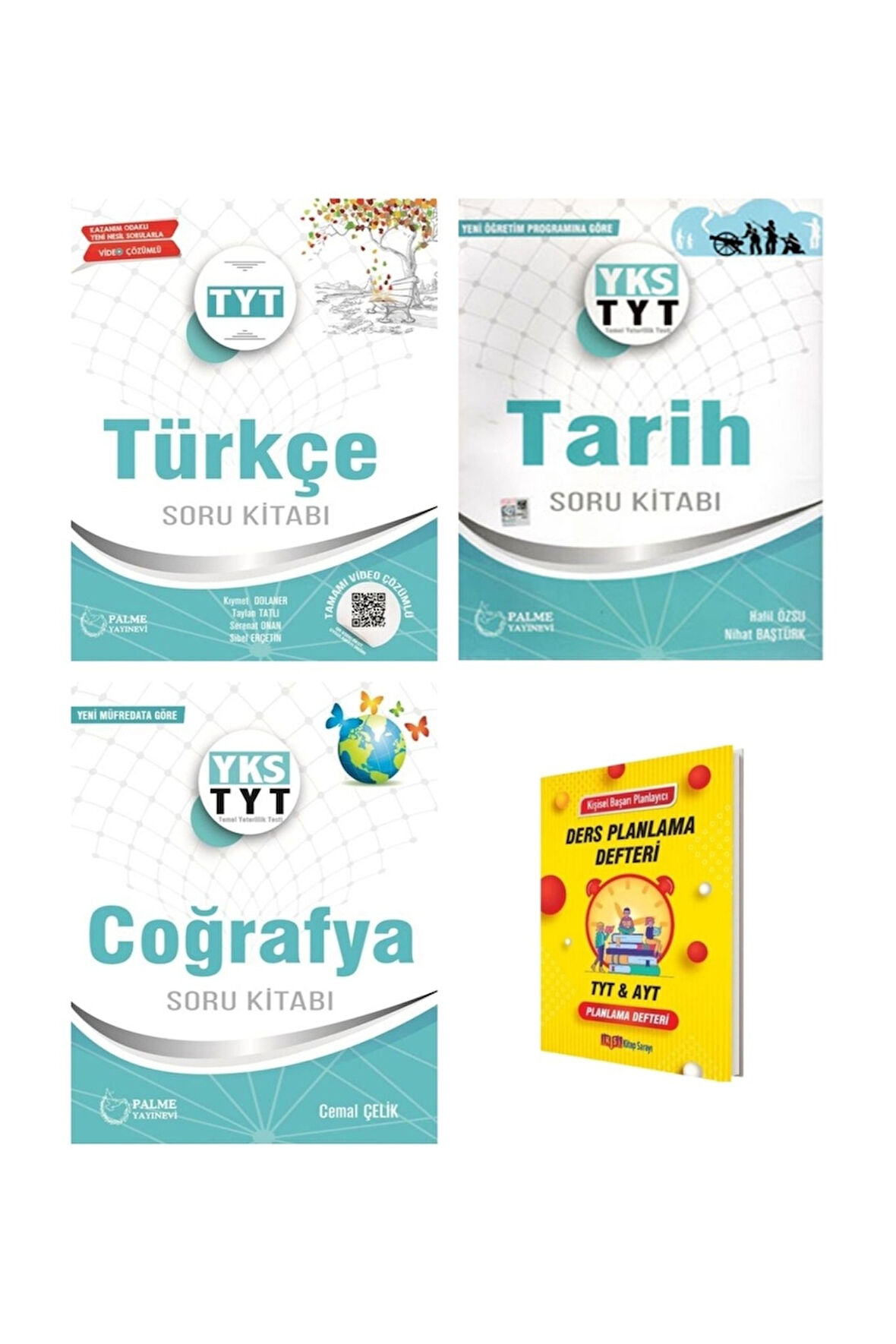 TYT Türkçe Tarih ve Coğrafya Soru Kitabı 3lü Set