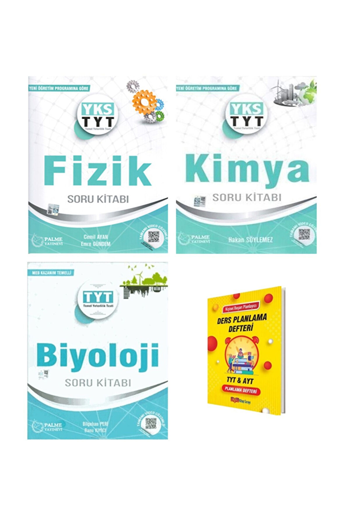 TYT Fizik Kimya ve Biyoloji Soru Kitabı 3lü Set
