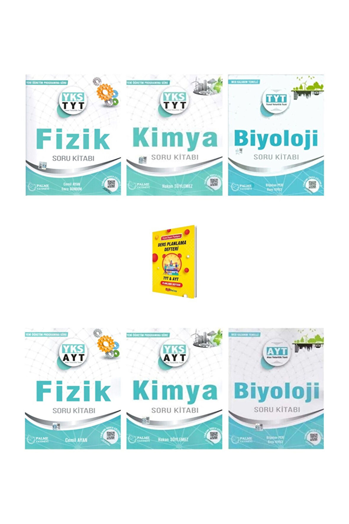 TYT - AYT Fizik Kimya ve Biyoloji Soru Kitabı 6lı Set