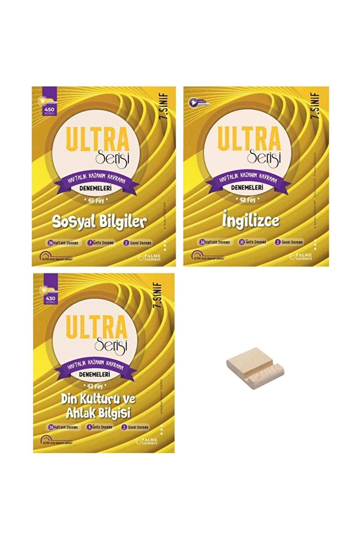 7. Sınıf Ultra Sosyal İngilizce ve Din 3lü Set Haftalık Denemeleri