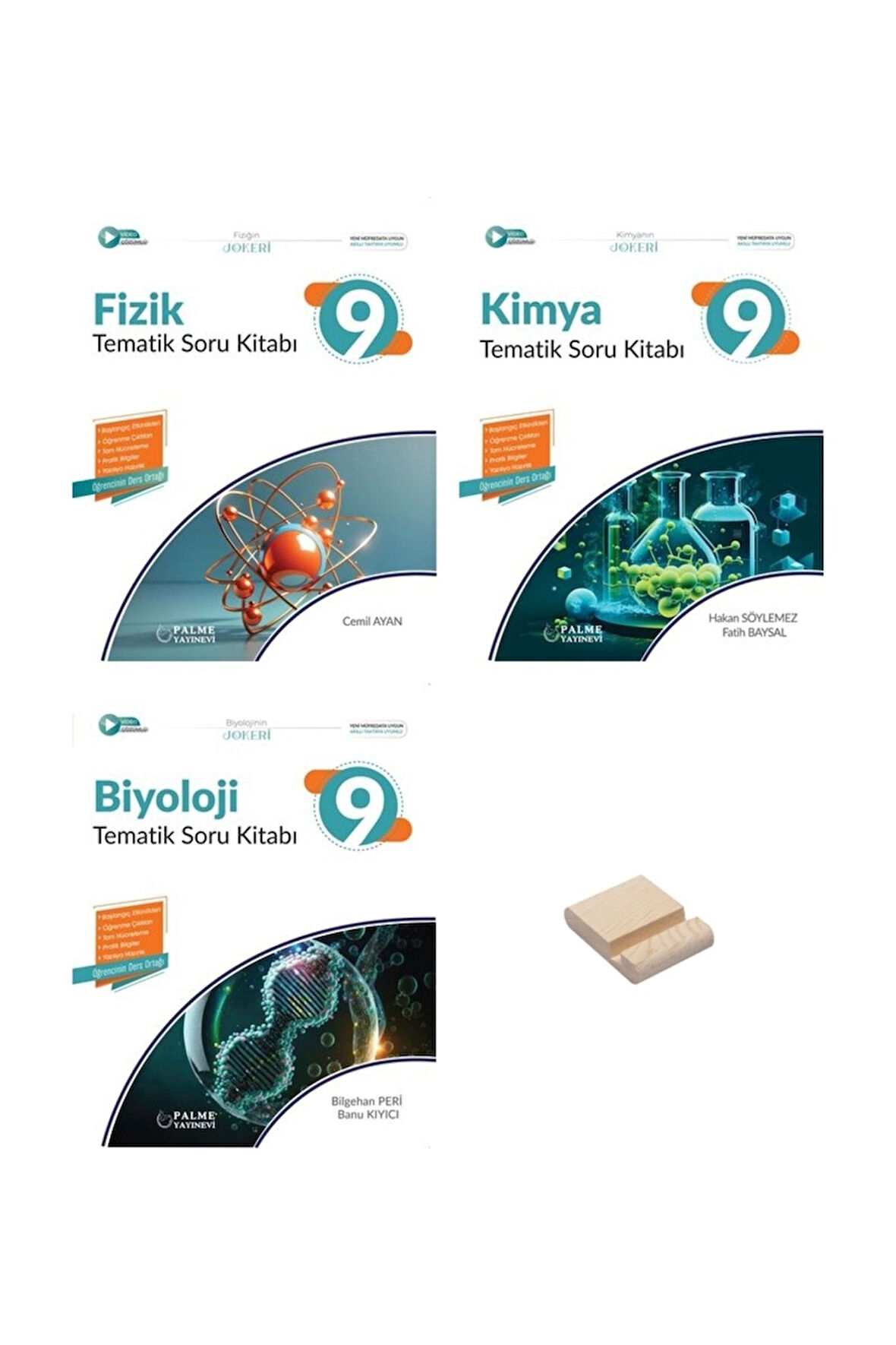9. Sınıf Fizik Kimya ve Biyoloji 3lü Set Tematik Soru Kitabı