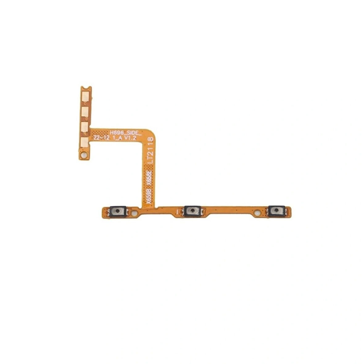 İnfinix Hot 10i İle Uyumlu Güç Açma Kapama Ses Açma Kısma Flex  X659