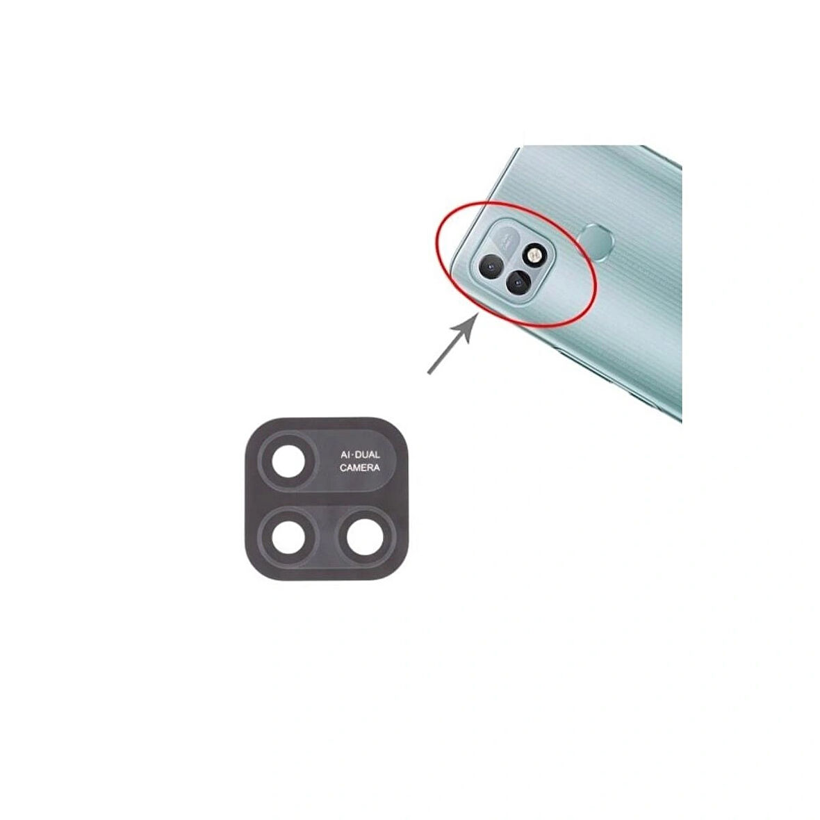 İnfinix Hot 10i İle Uyumlu Kamera Camı  X659