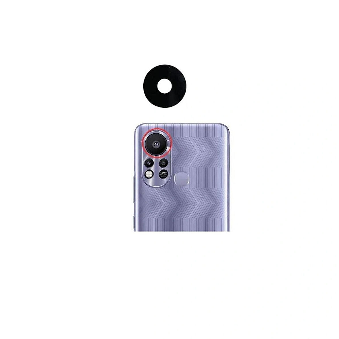 İnfinix Note 11S İle Uyumlu Kamera Camı  X698