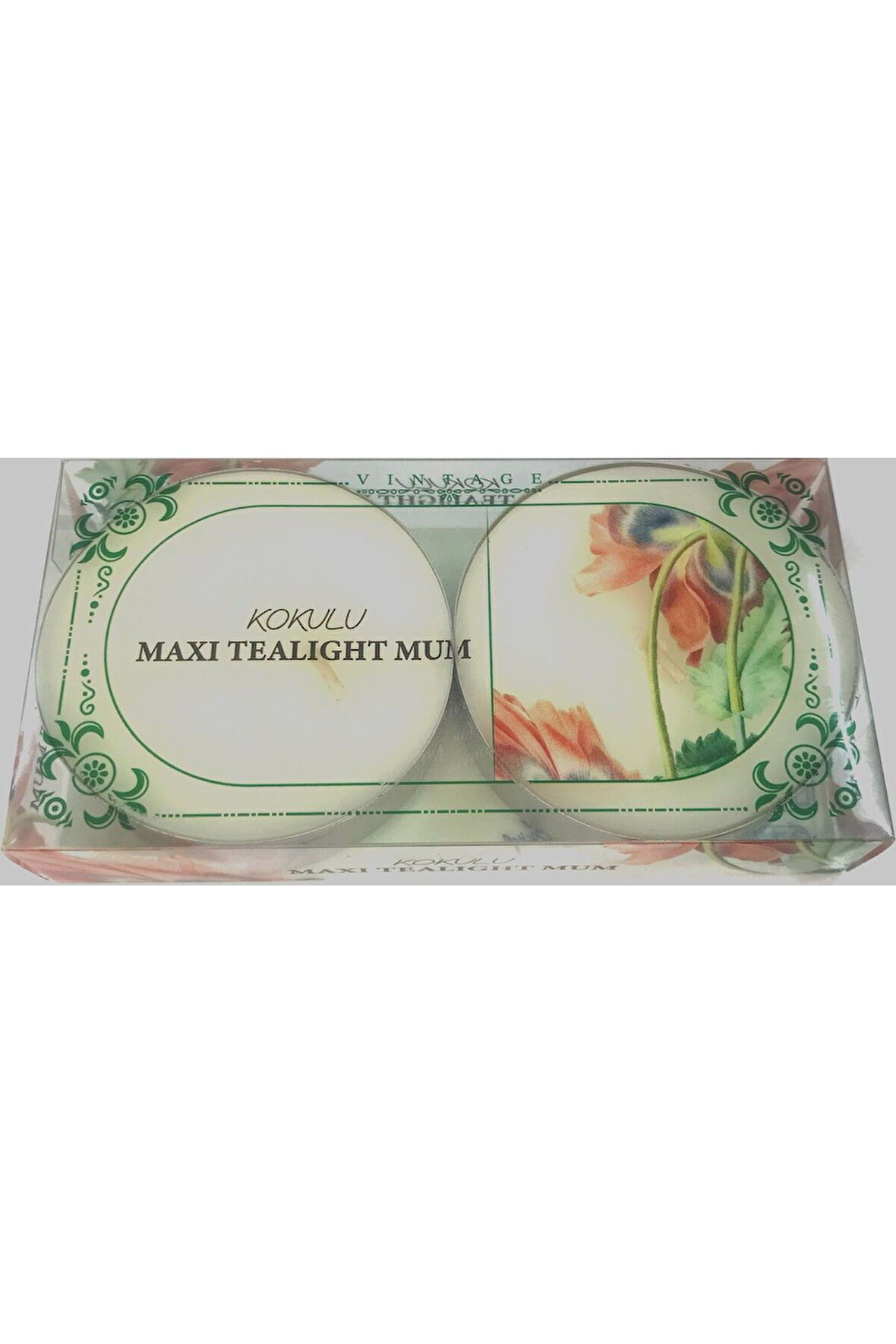 Mum Maxi Tealight 2'li Kokulu Uzun Süreli Işık Ve Sıcaklık Keyfi