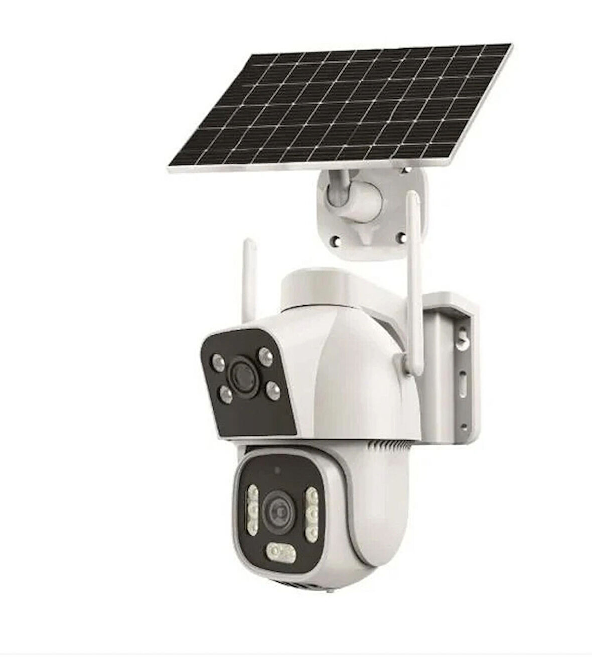 İnox-X15 4G Sim Kartlı Solar Panelli 2+2MP Gece Renkli Çift Yönlü Sesli IP Kamera 24 Saat Kayıt
