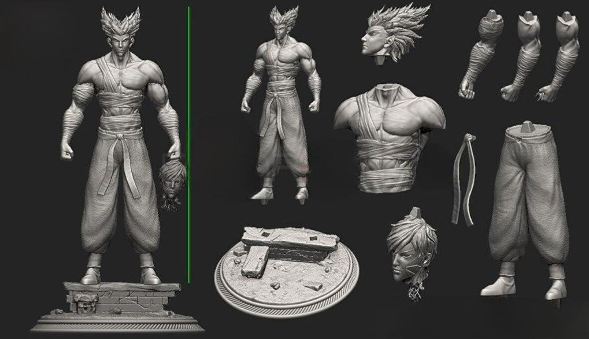 One Punch Man Garou Figürü - 22 cm