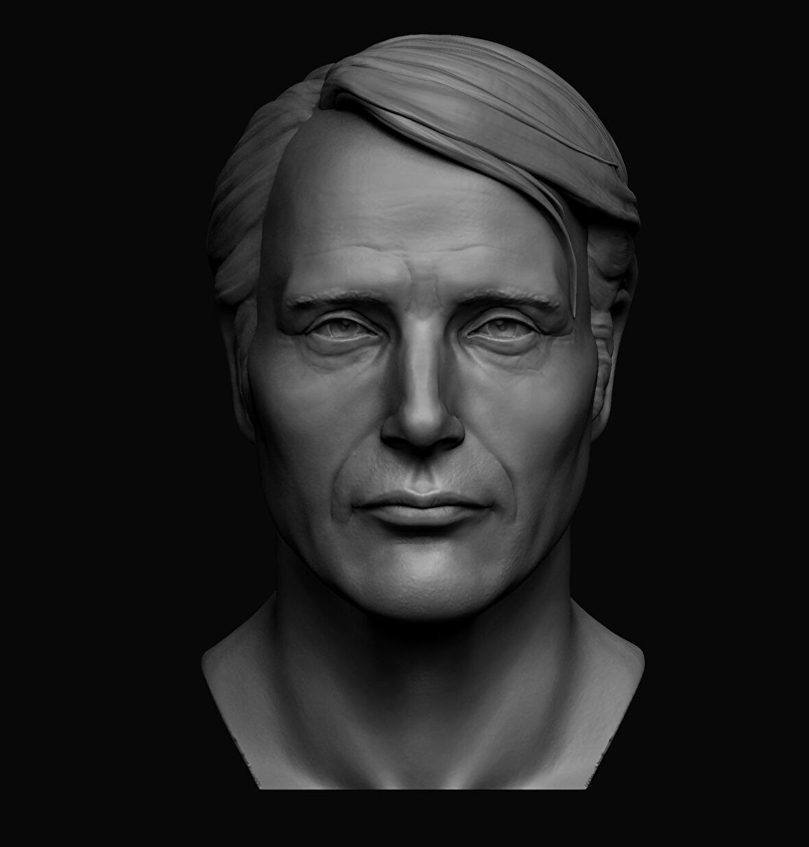 Hannibal 'Mads Mikkelsen' Büst Figürü - 10 cm