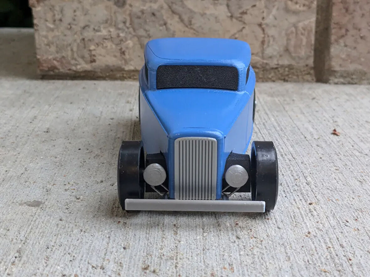 1932 Ford Deuce Coupe (Pinewood Derby Car Shell) Araba Maketi