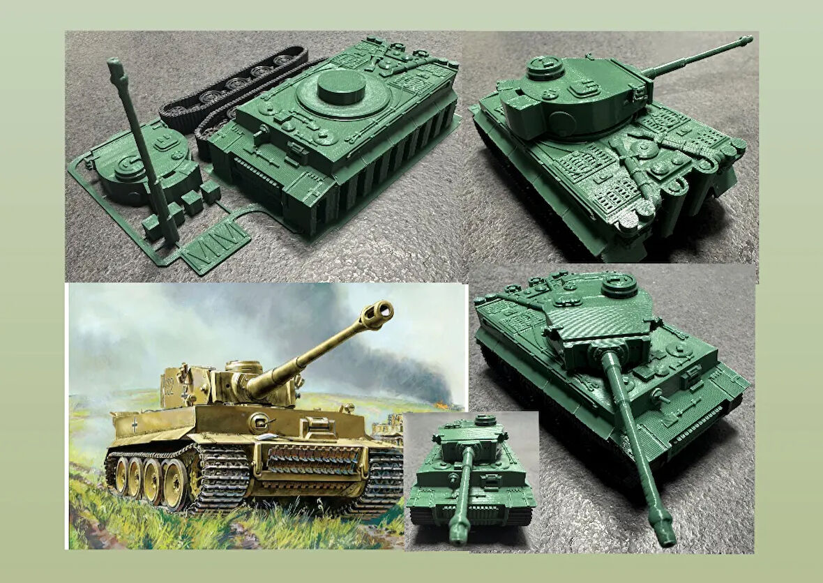 Panzerkampfwagen VI Tiger Tank Maket Kiti