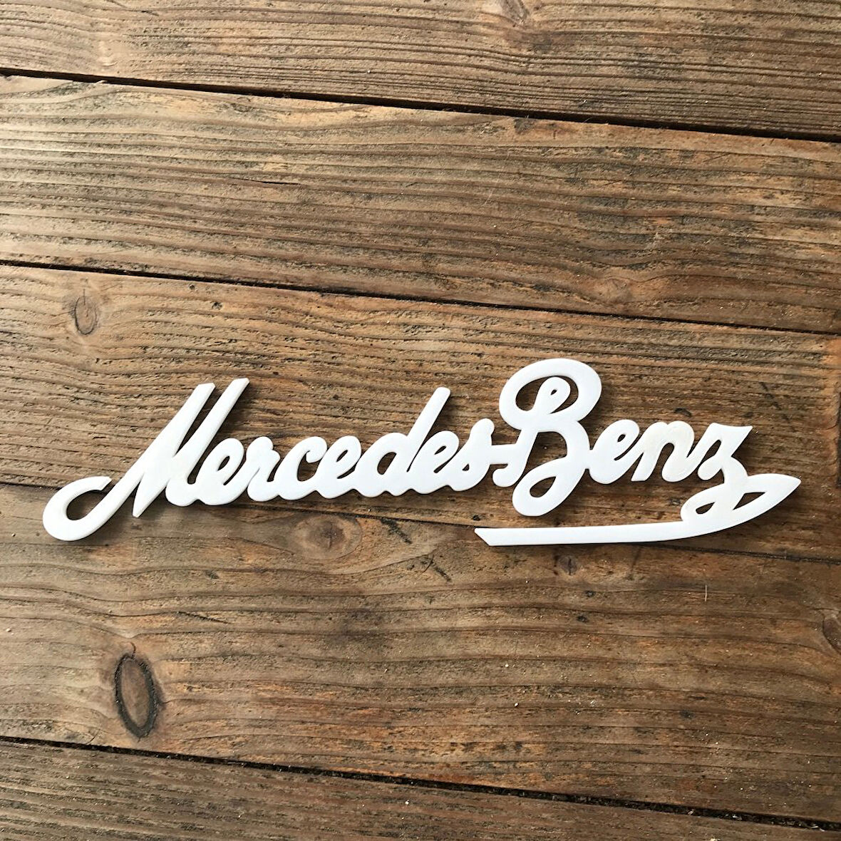 Mercedes Benz Logo Yazılı Ev Dekorasyon Biblo