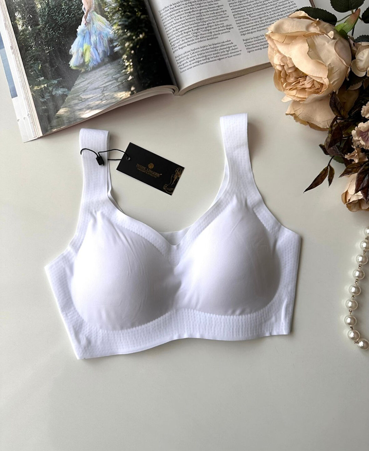 Carla Balensiz Dikişsiz Push-up Invisible Ice-Silk (Görünmez) Sütyen - İthal Bra