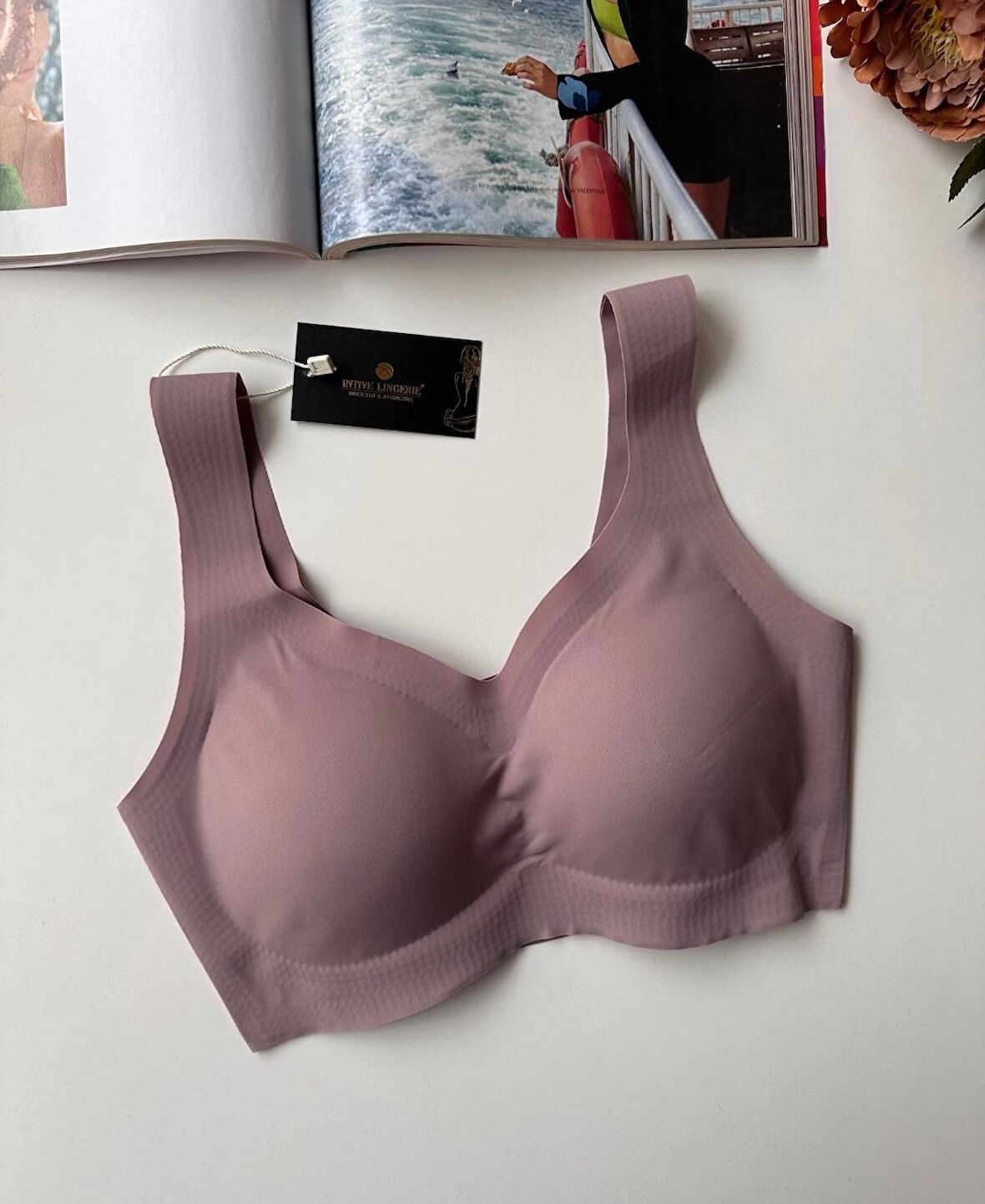 Carla Balensiz Dikişsiz Push-up Invisible Ice-Silk (Görünmez) Sütyen - İthal Bra