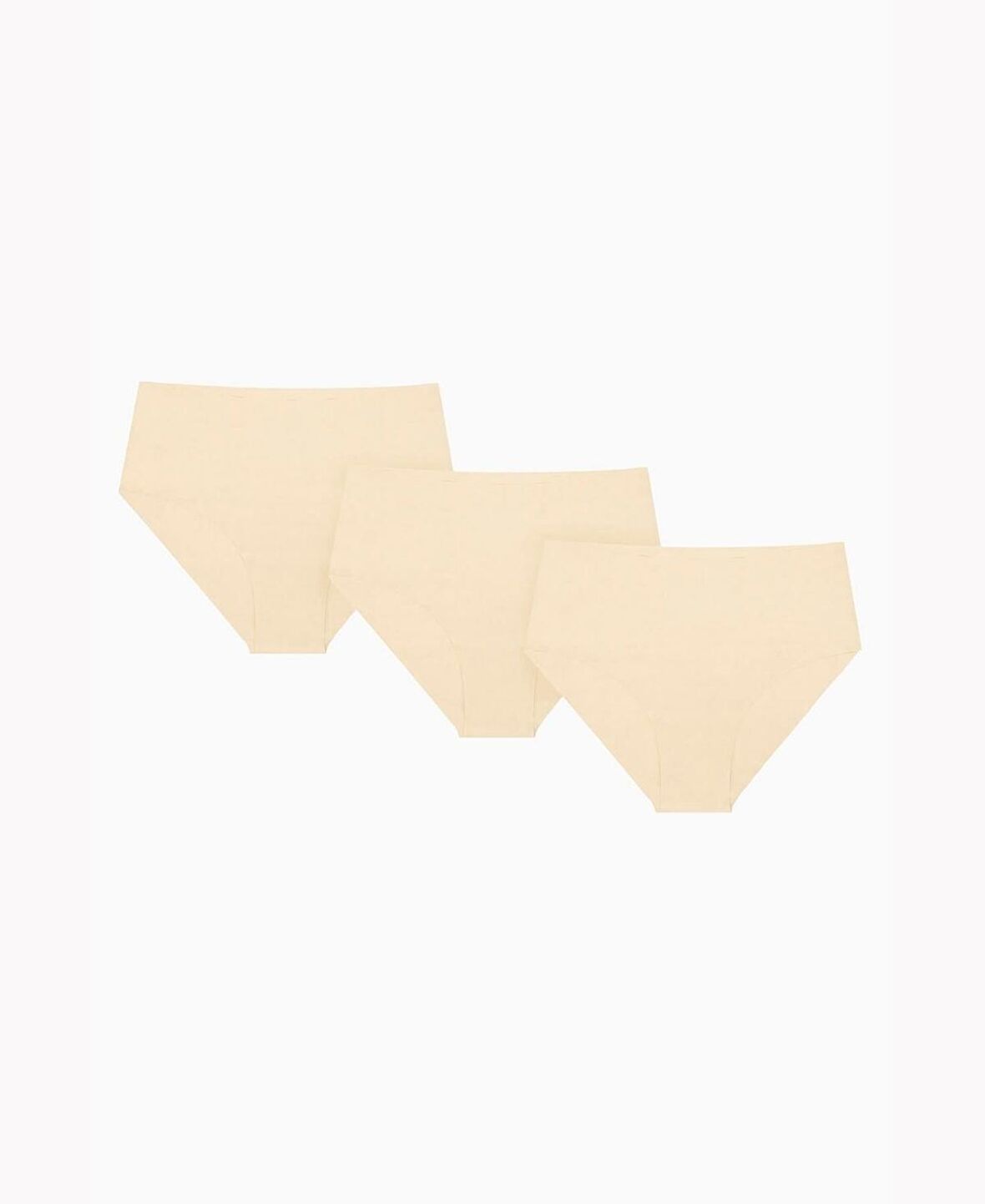 NBB Lazer Kesim Normal Bel 3'lü Paket Külot (Bordo, Ten, Siyah, Pudra)