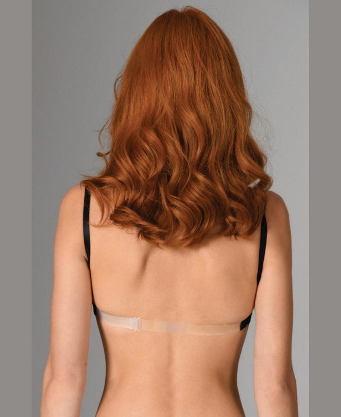 NBB Sırt Dekolte Kıyafetler İçin Sırtı Şeffaf Yarı Destekli Straplez Sütyen -3586