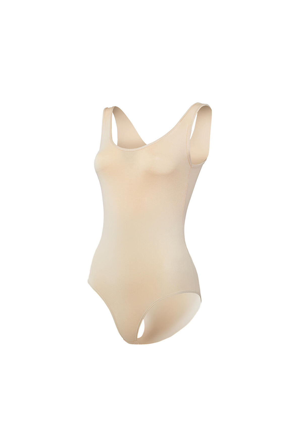 Ten Rengi Geniş Askılı Çıtçıtlı Body