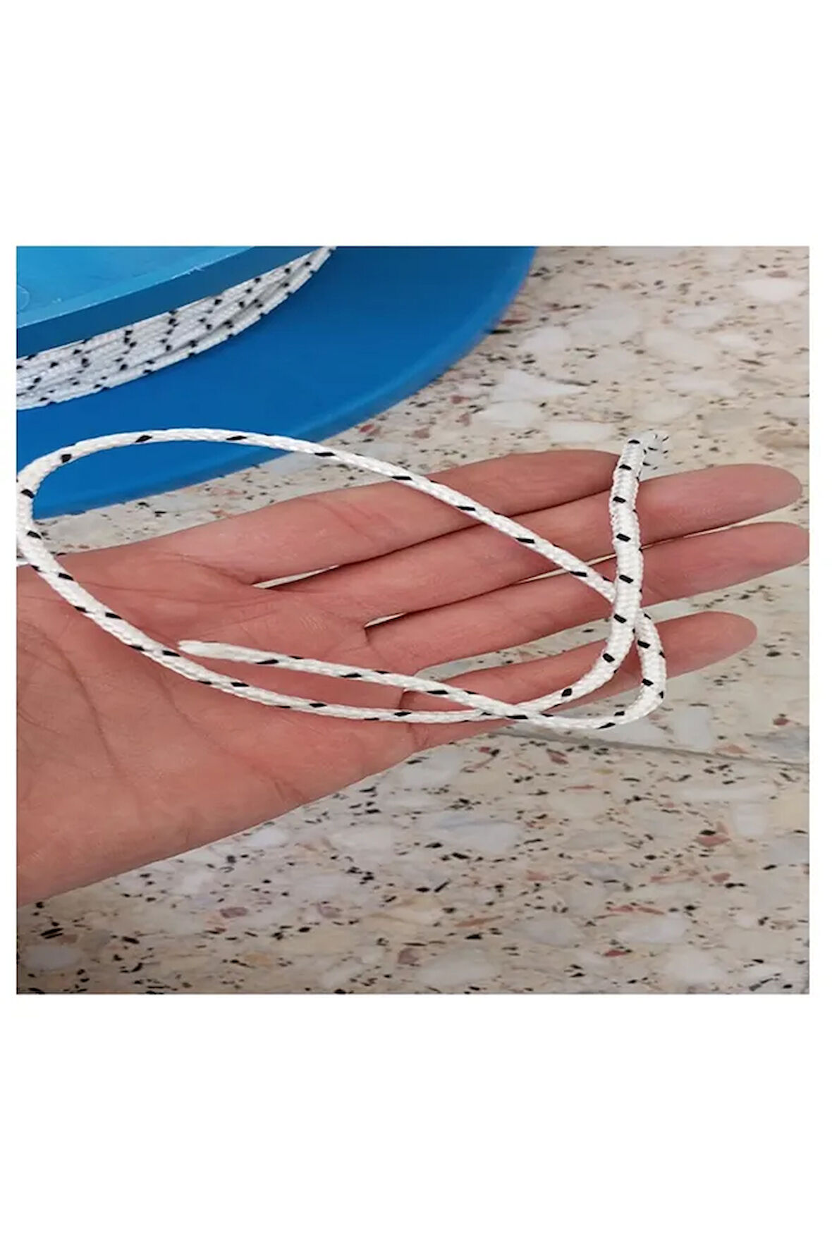 3 mm 5 metre İskota Halat Salıncak Paraşüt İpi Urgan Bayrak ipi file bağlama ipi kopmaz ip halat 