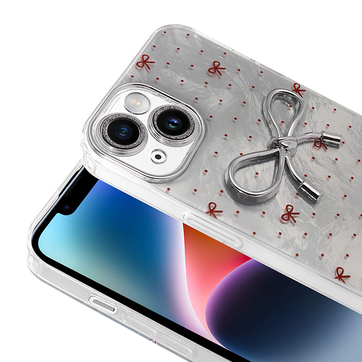 Apple iPhone 15 Kılıf Figürlü Kamera Korumalı Silikon Zr-Ponti