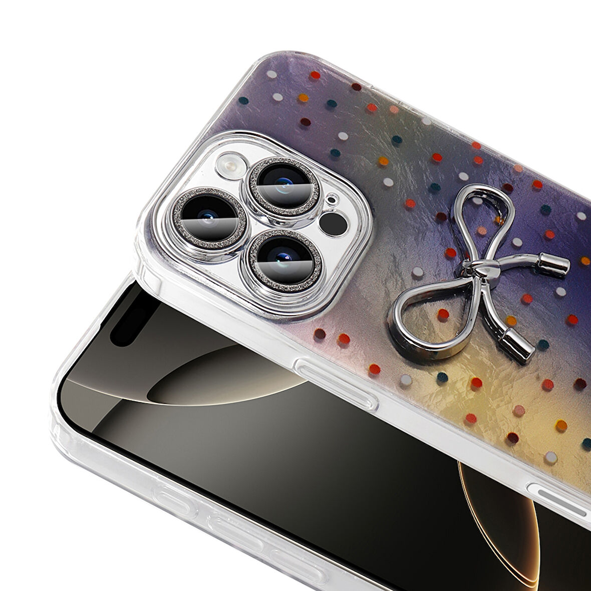 Apple iPhone 16 Pro Kılıf Figürlü Kamera Korumalı Silikon Zr-Ponti