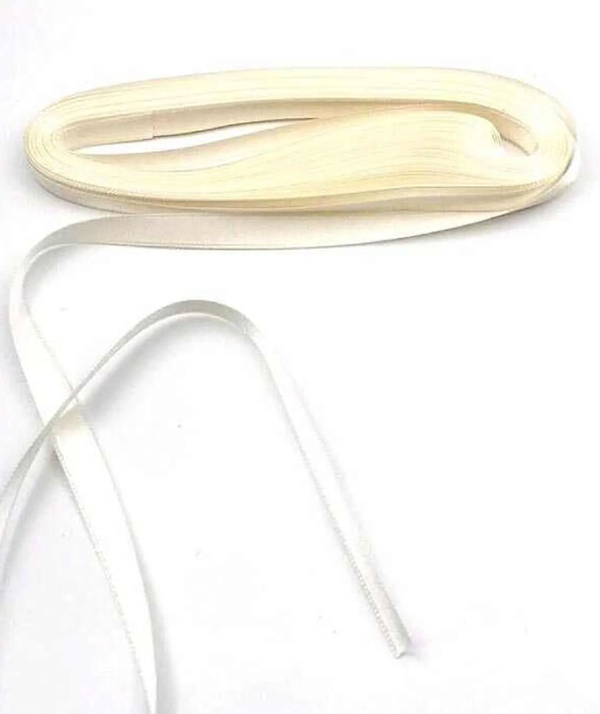 1 CM KREM SATEN KURDELA 10 METRE UZUNLUĞUNDA