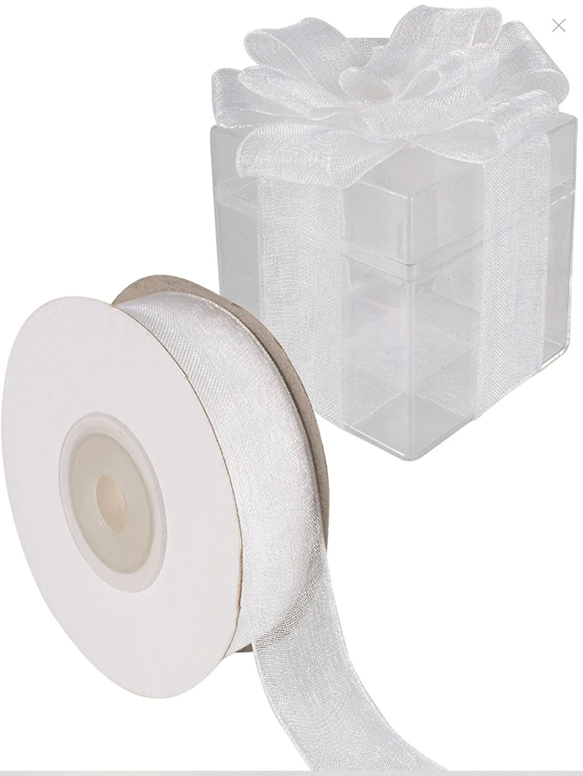 BEYAZ ORGANZE 0,6 MM KURDELA 75 METRE