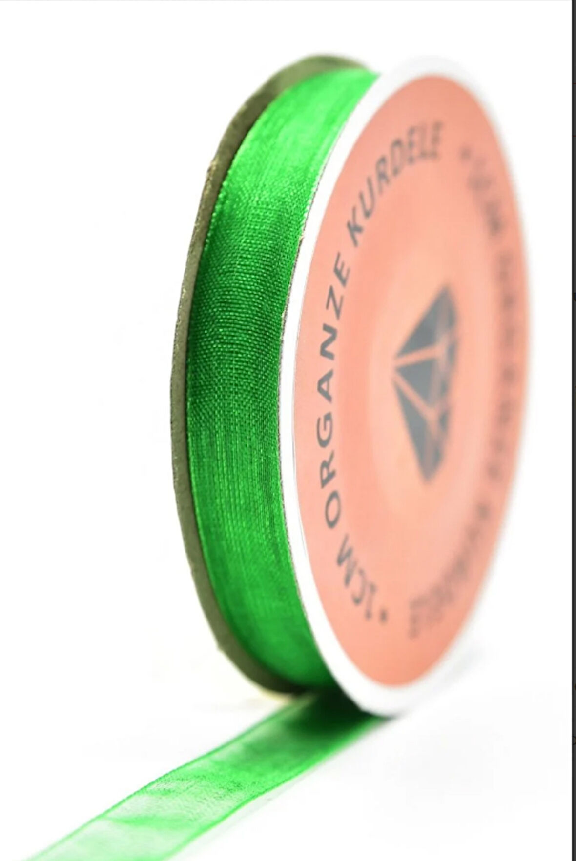 YAPRAK  YEŞİL ORGANZE 0,6 MM KURDELA 25 METRE